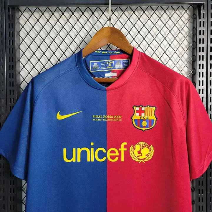 Maillot FC Barcelone RETRO domicile 2008/2009 YamaKits Foot