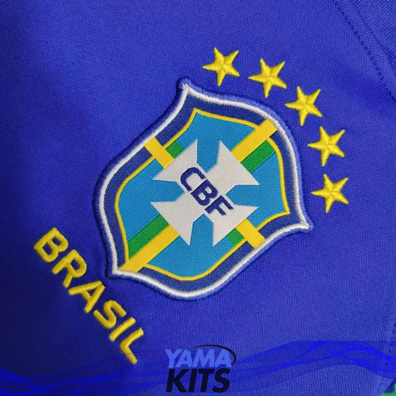 Maillot Femme Brésil/Brazil Extérieur "Bleu" 2022/2023 - YamaKits