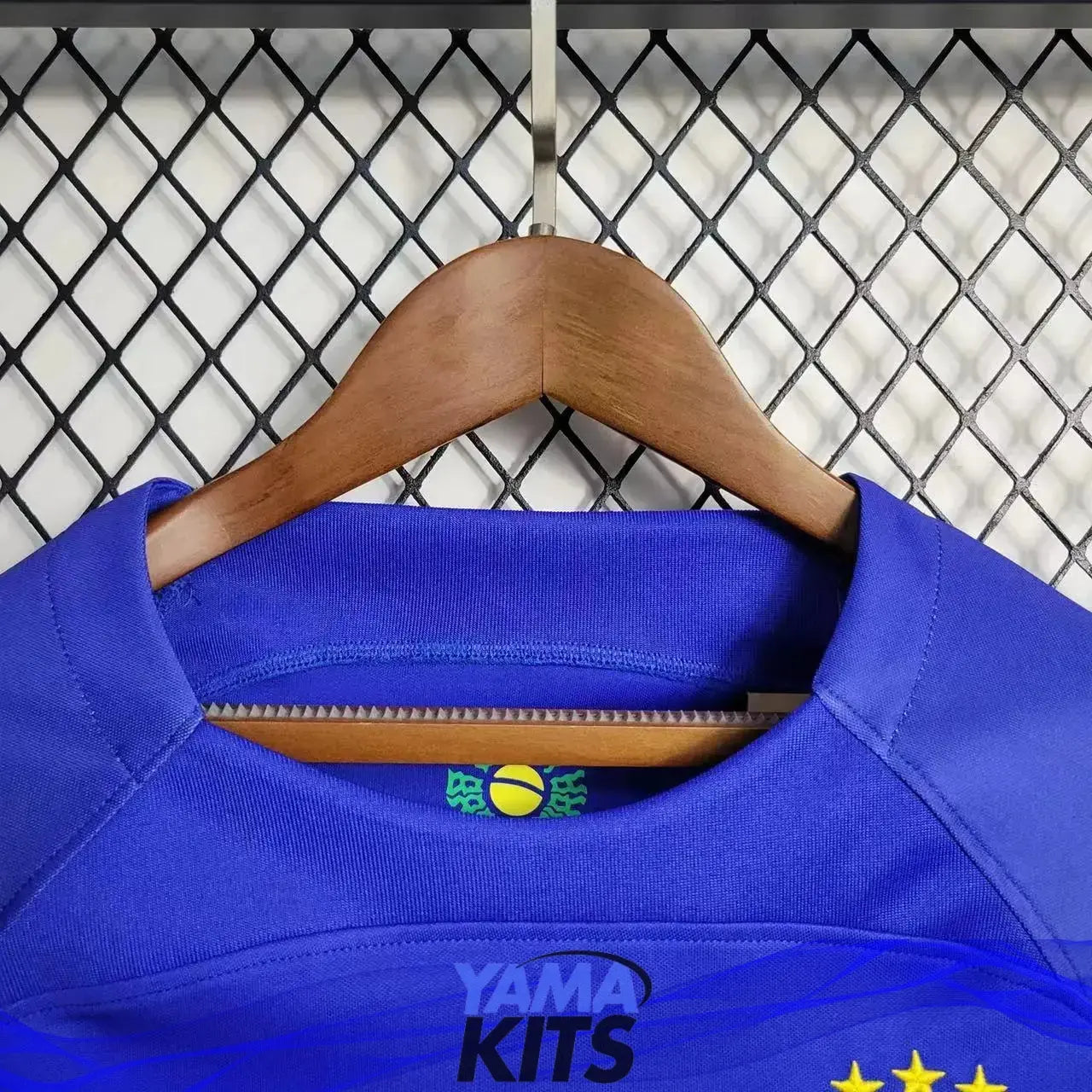 Maillot Femme Brésil/Brazil Extérieur "Bleu" 2022/2023 - YamaKits
