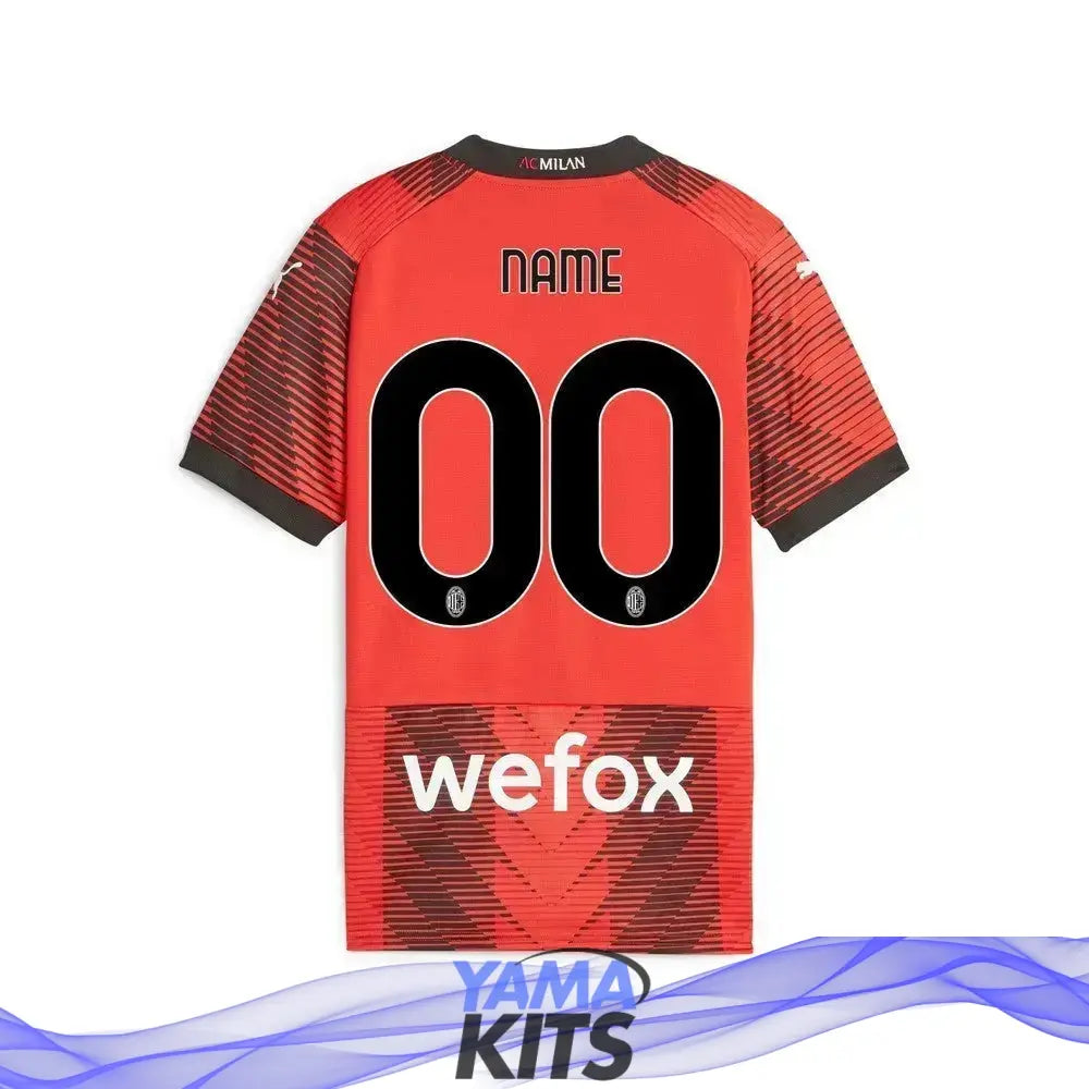 Maillot de l’AC Milan extérieur « rouge » 2023/2024 - YamaKits