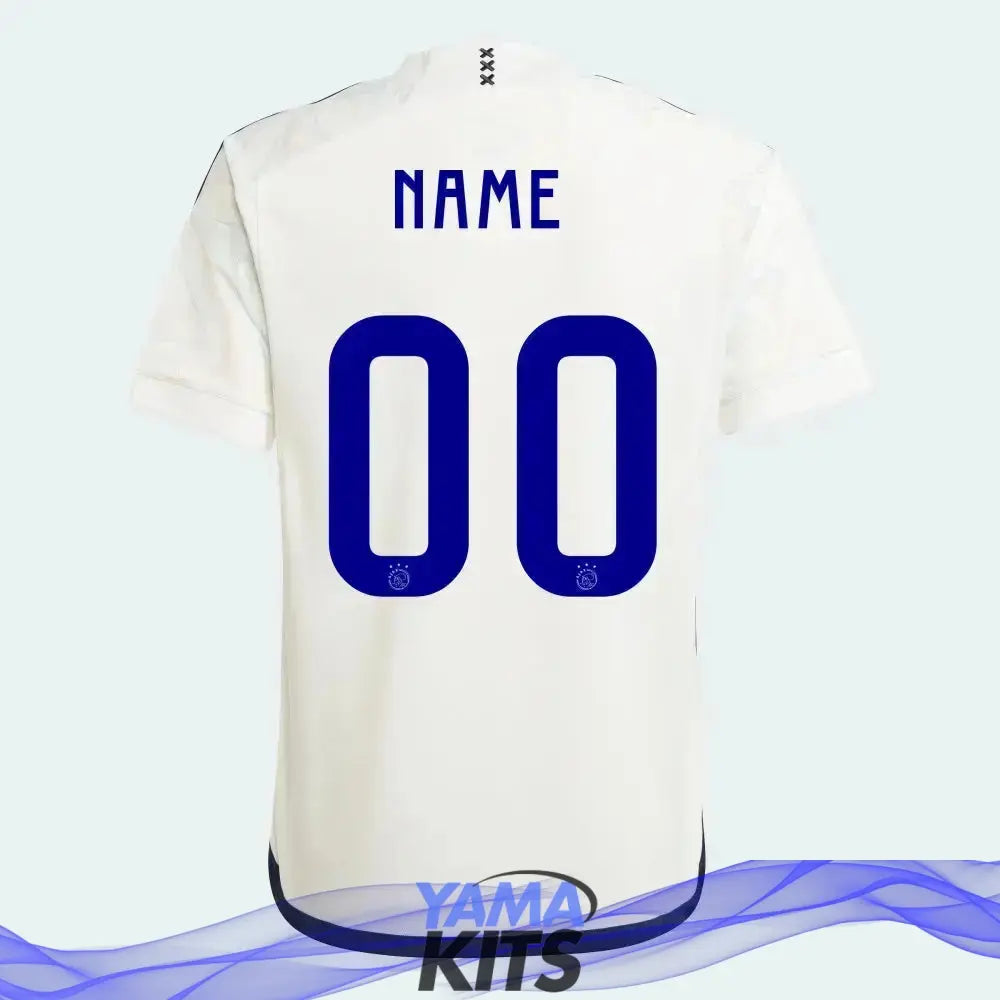 Maillot de l’Ajax extérieur « blanc » 2023/2024 - YamaKits