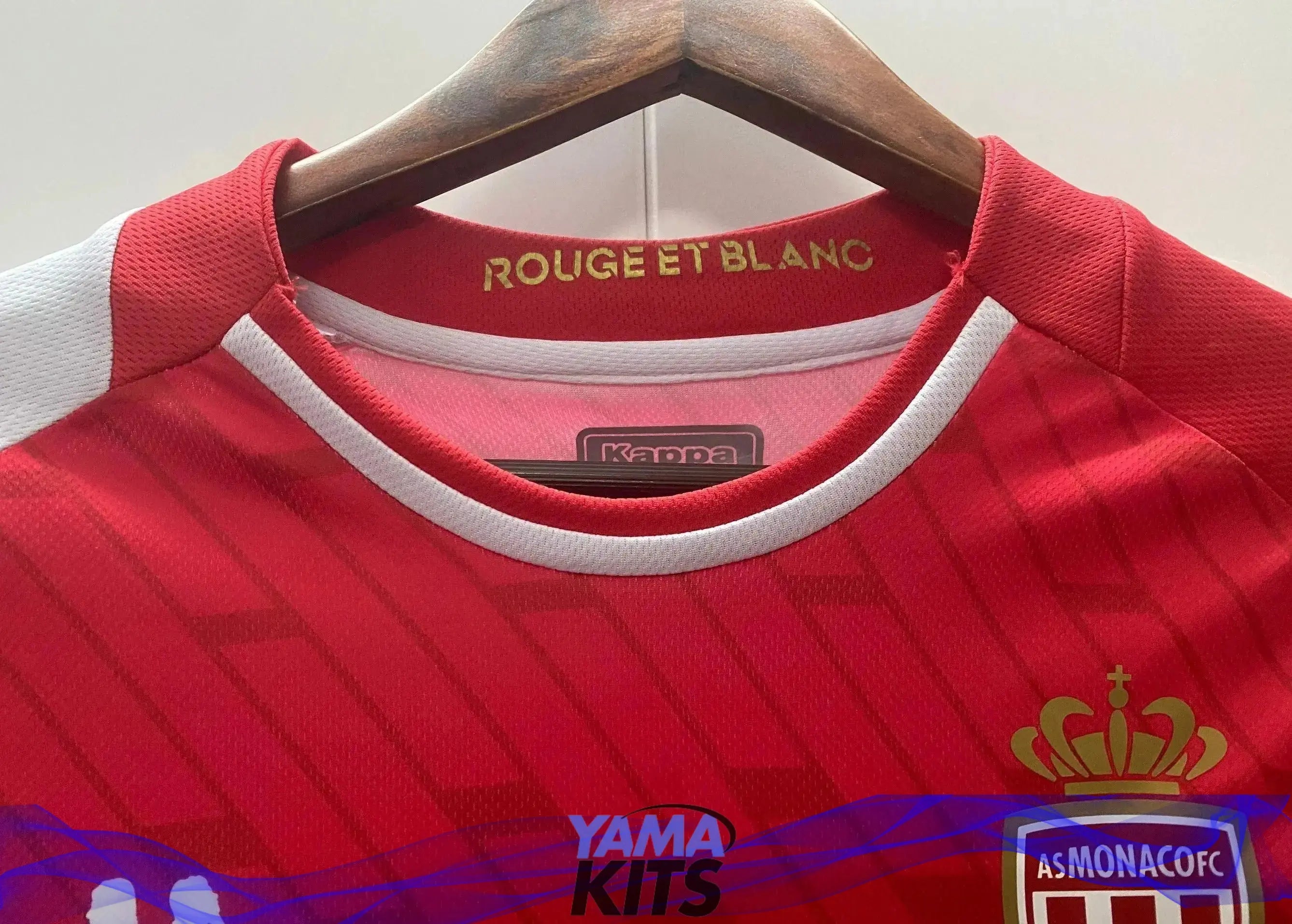 Maillot AS Monaco Domicile "Rouge,Blanc" 2023/2024 - YamaKits
