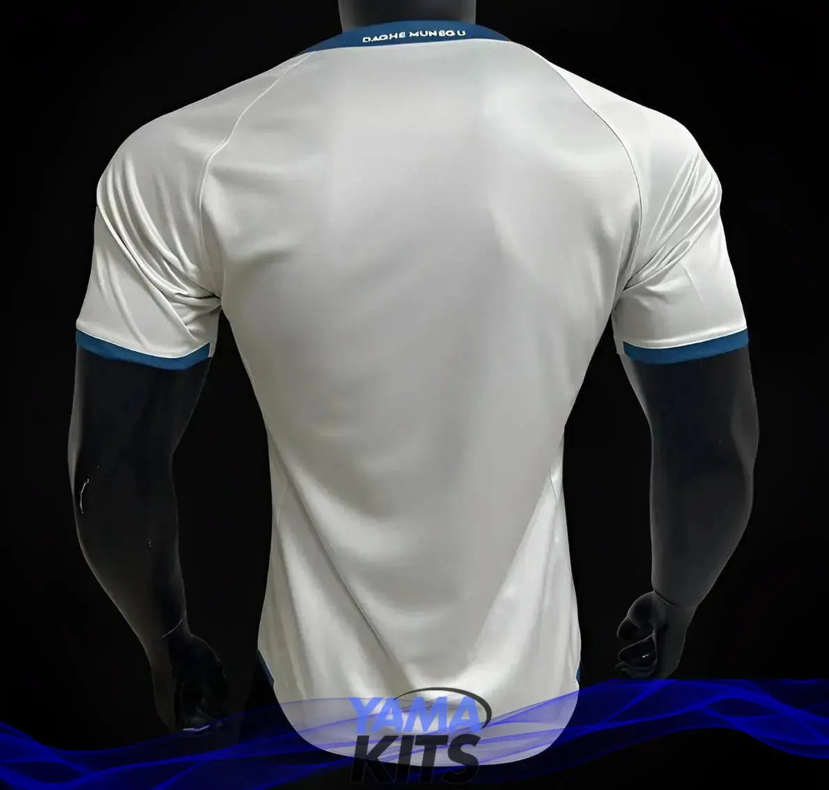 MAILLOT AS MONACO EXTÉRIEUR "BLANC, BLEU" 2023/2024 Version Player - YamaKits
