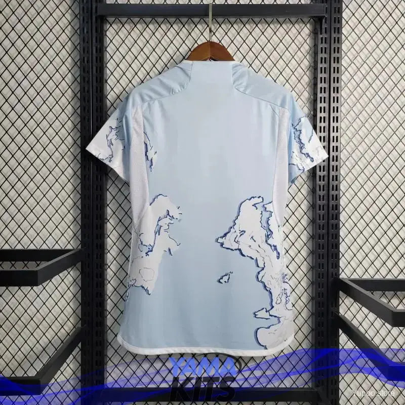 Maillot Femme Belgique Extérieur "Bleu Clair" 2023/2024 - YamaKits