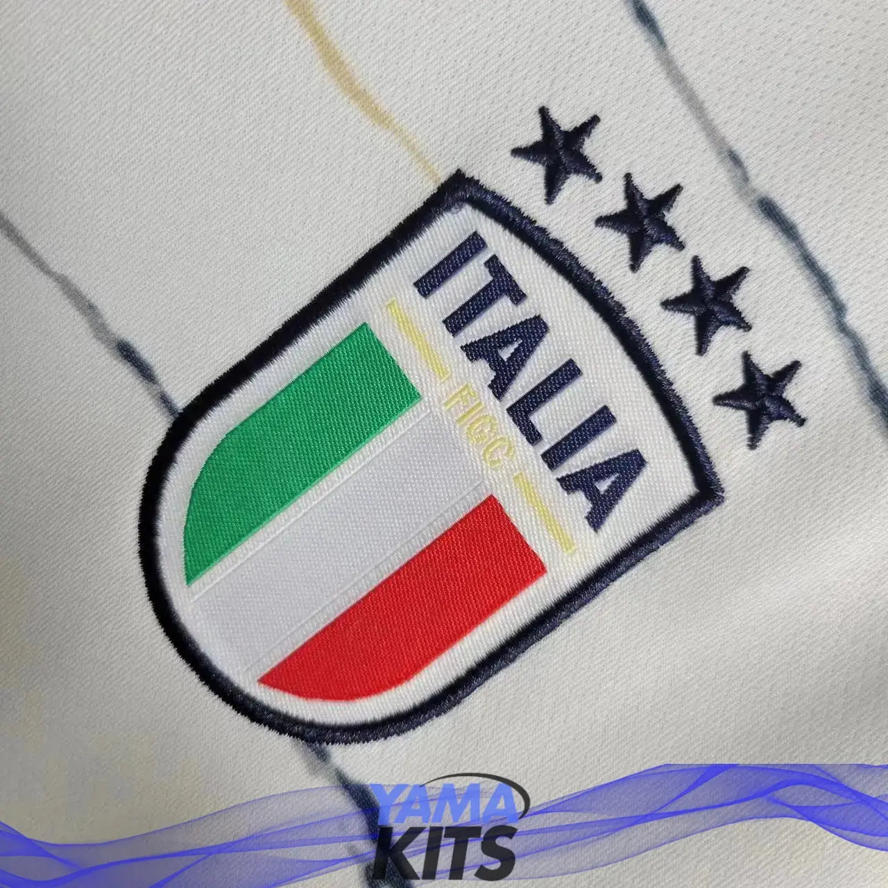 Maillot Femme Italie Extérieur "Blanc" 2023/2024 - YamaKits