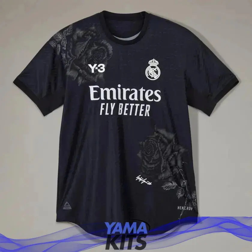 Maillot Real Madrid x Y3 "Noir" 2024/2025 - YamaKits