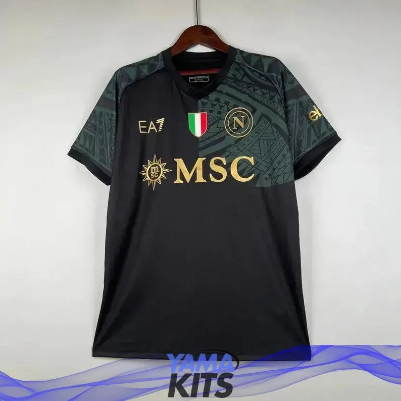 Maillot Napoli Third « noir » 2024/2025 - YamaKits