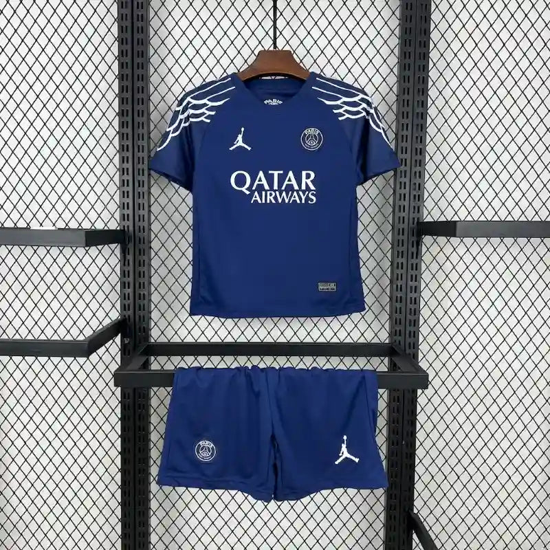 Maillot Paris SG enfant Third "Jordan, bleu" 2024/2025 YamaKits Foot
