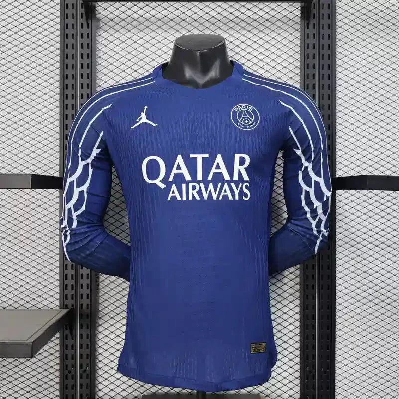 Maillot Paris SG third "Jordan, bleu" 2024/2025 Manches longues YamaKits Foot