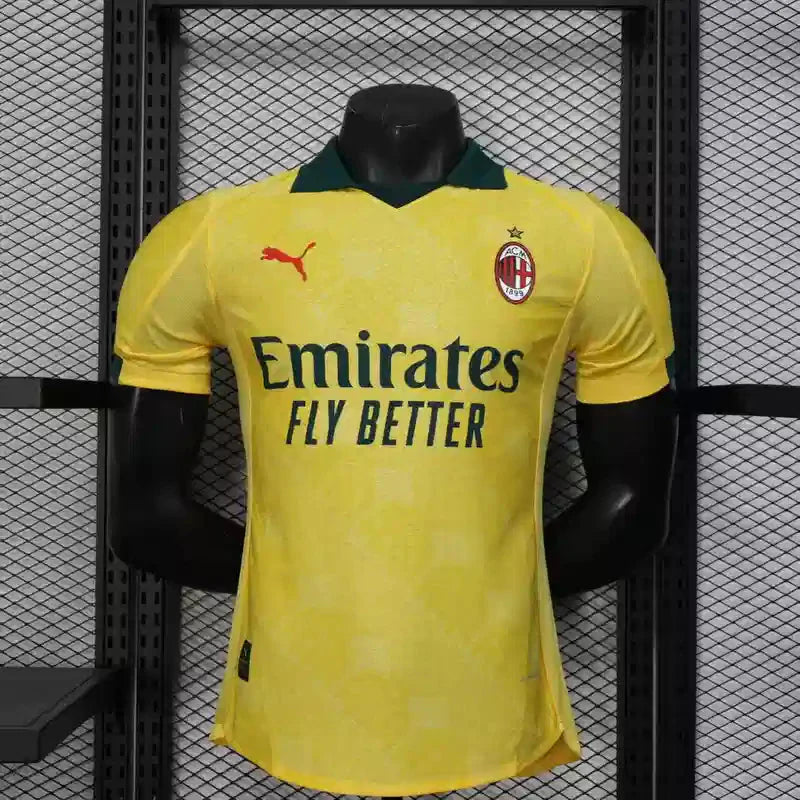 Maillot Ac Milan gardien « Jaune » 2024/2025 Version Player YamaKits Foot5