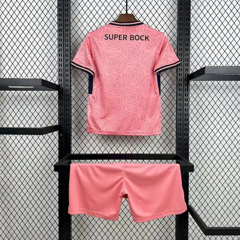Maillot Porto enfant extérieur "Rose" 2025/2026 YamaKits Foot