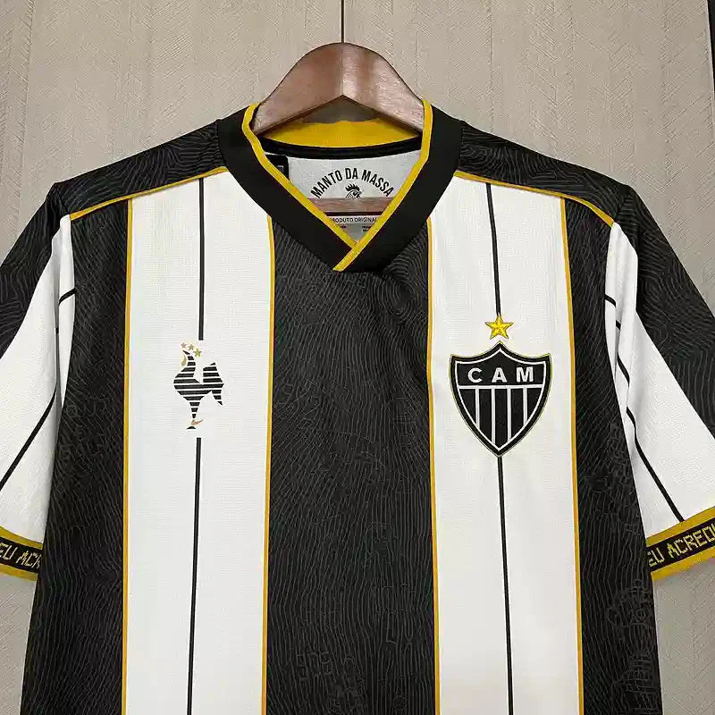 Maillot Atlético Mineiro concept "Blanc,Noir" 2025/2026 YamaKits Foot