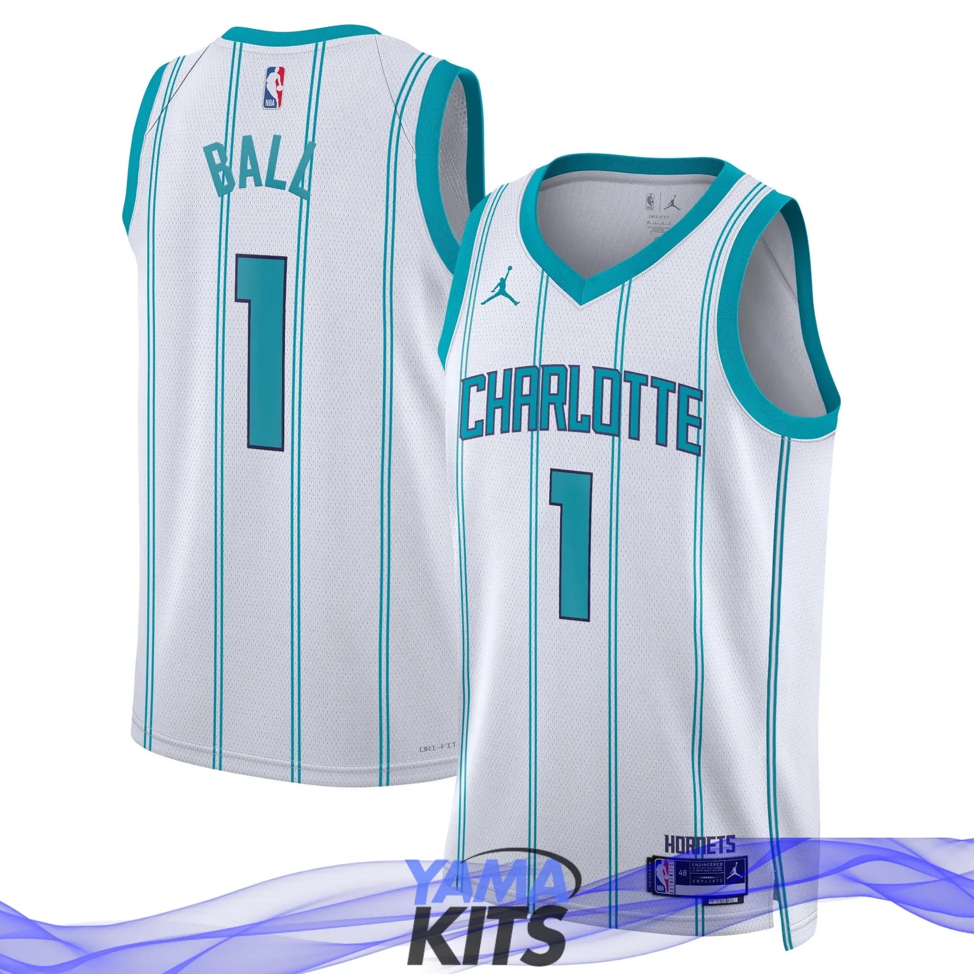 MAILLOT CHARLOTTE HORNETS - ASSOCIATION EDITION - YamaKits