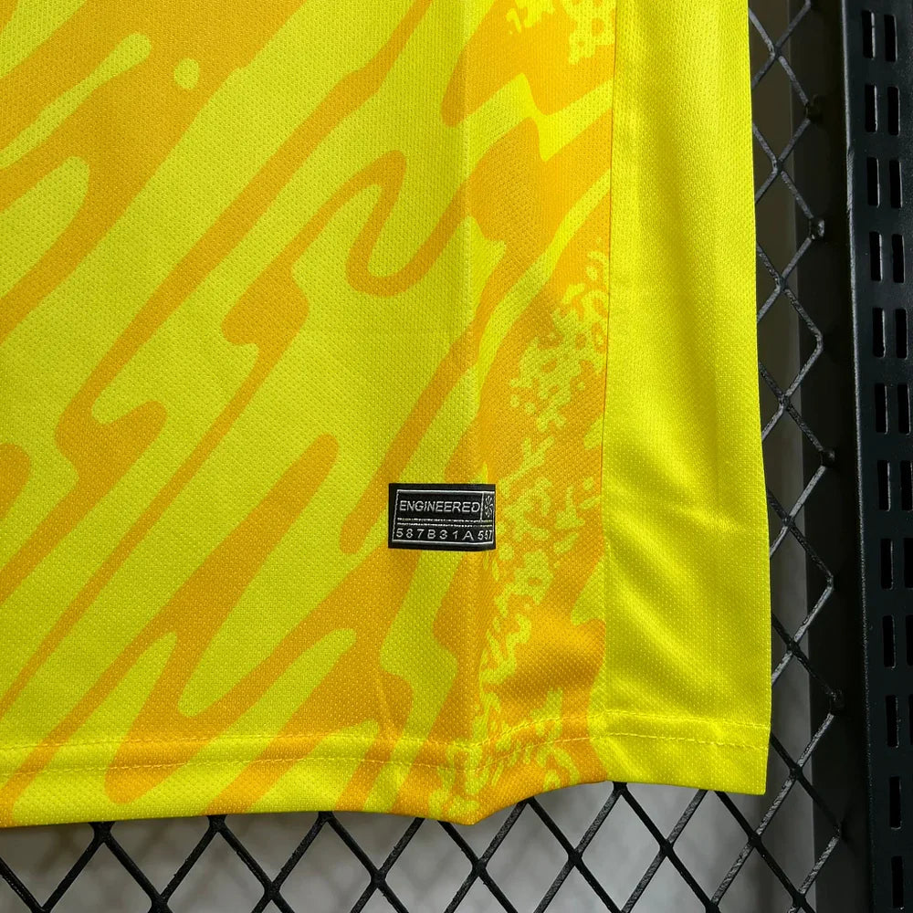 Maillot Gardien France Jaune 2024-2025 YamaKits Foot