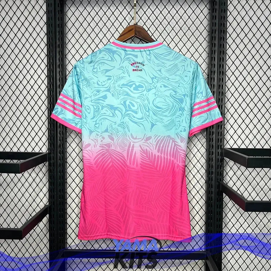 Maillot Miami concept « Bleu, Rose » 2024/2025 YamaKits