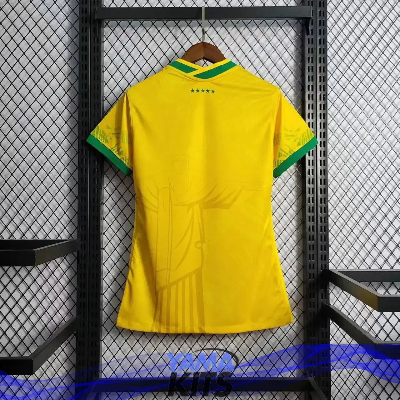 Maillot Femme du Brésil/Brazil Concept Jaune « Christ rédempteur » - YamaKits