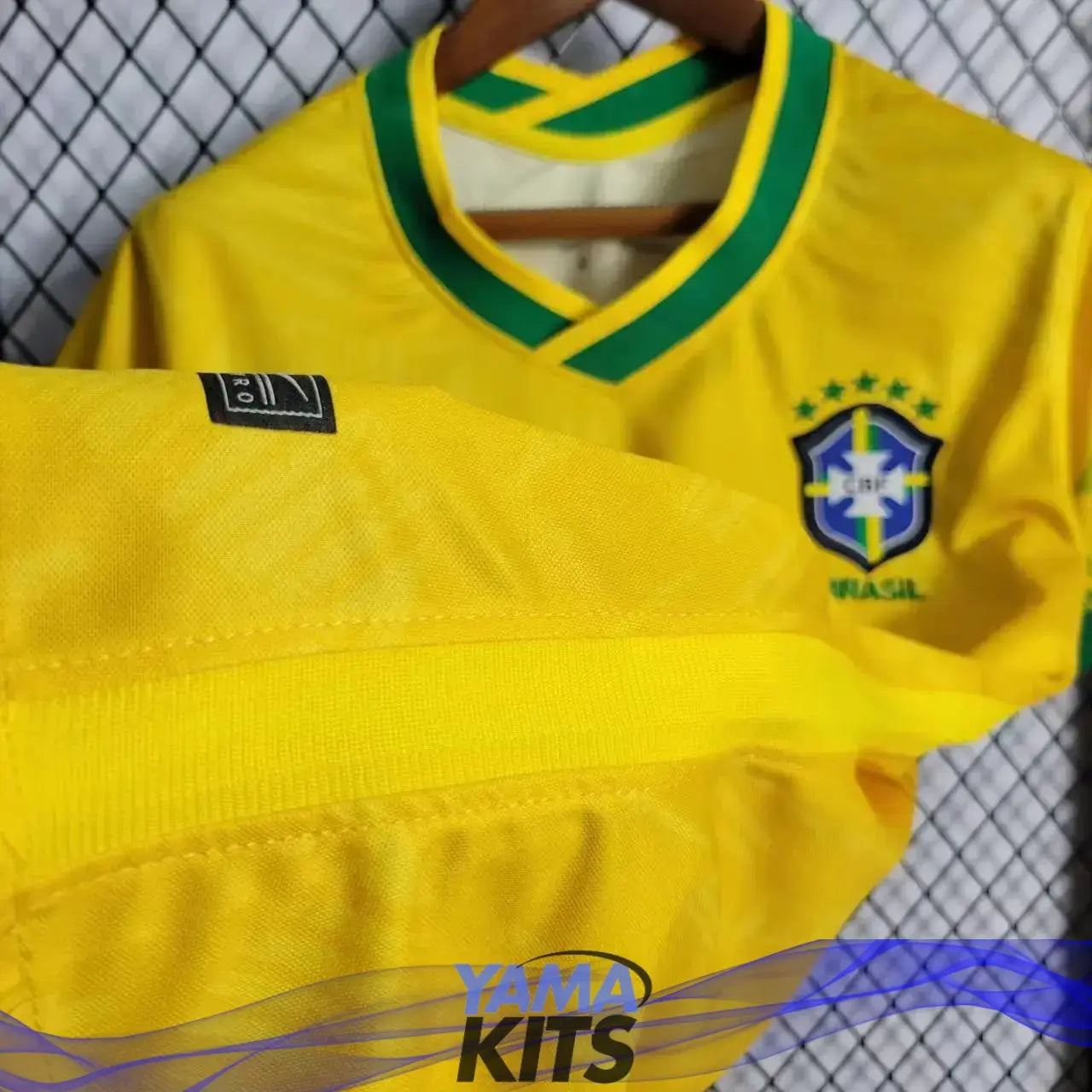 Maillot Femme du Brésil/Brazil Concept Jaune « Christ rédempteur » - YamaKits
