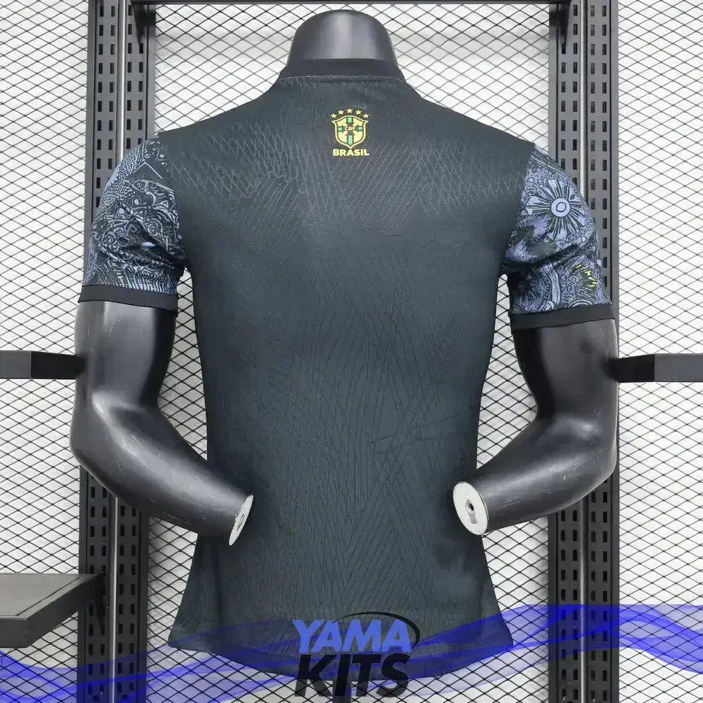 MAILLOT BRÉSIL CONCEPT GRIS « CHRIST RÉDEMPTEUR » 2024/2025 Version Player - YamaKits