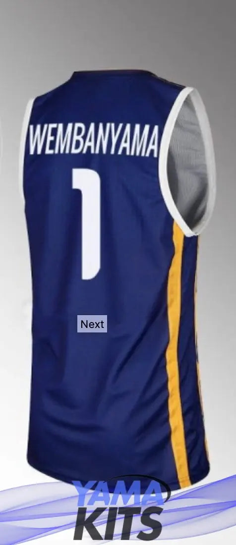 MAILLOT METS92 (METROPOLITANS 92) – BOULOGNE-LEVALLOIS – EXTERIEUR – 2022/2023 - YamaKits