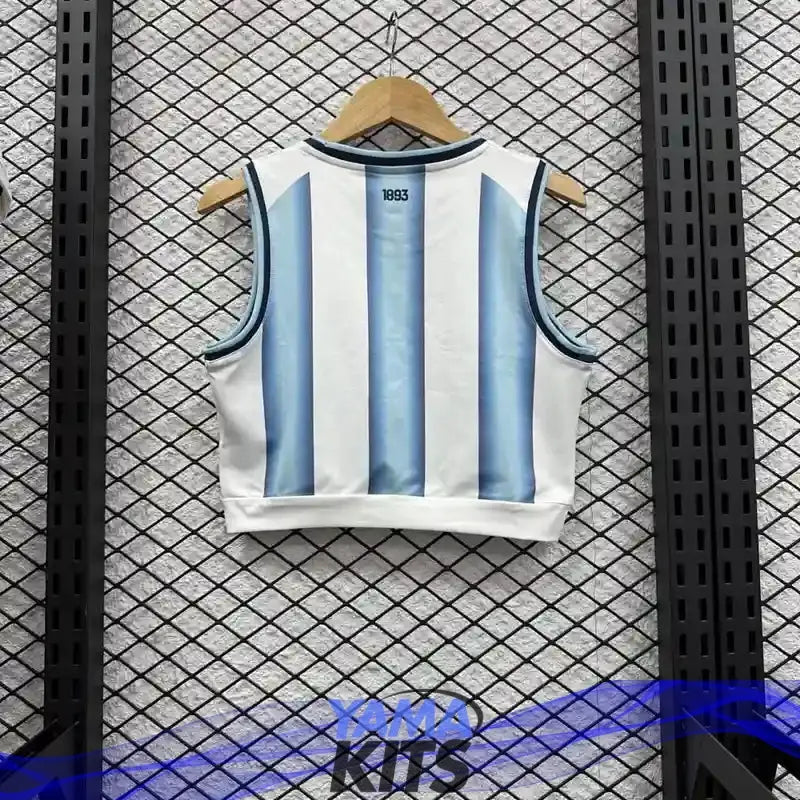 Crop Top foot Argentine sans manche domicile 2026/2027