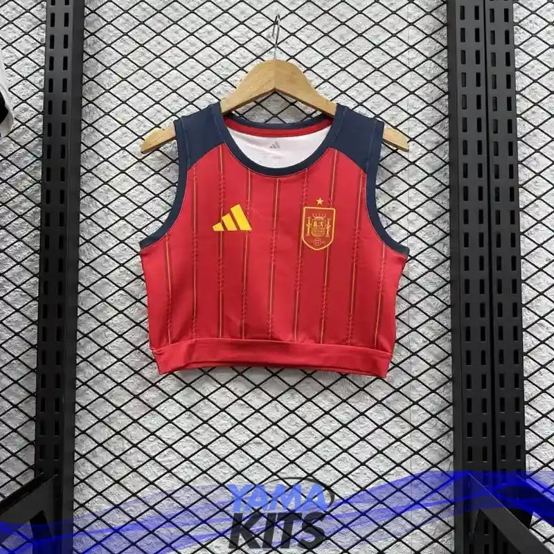 Crop Top foot Espagne sans manche domicile 2026/2027