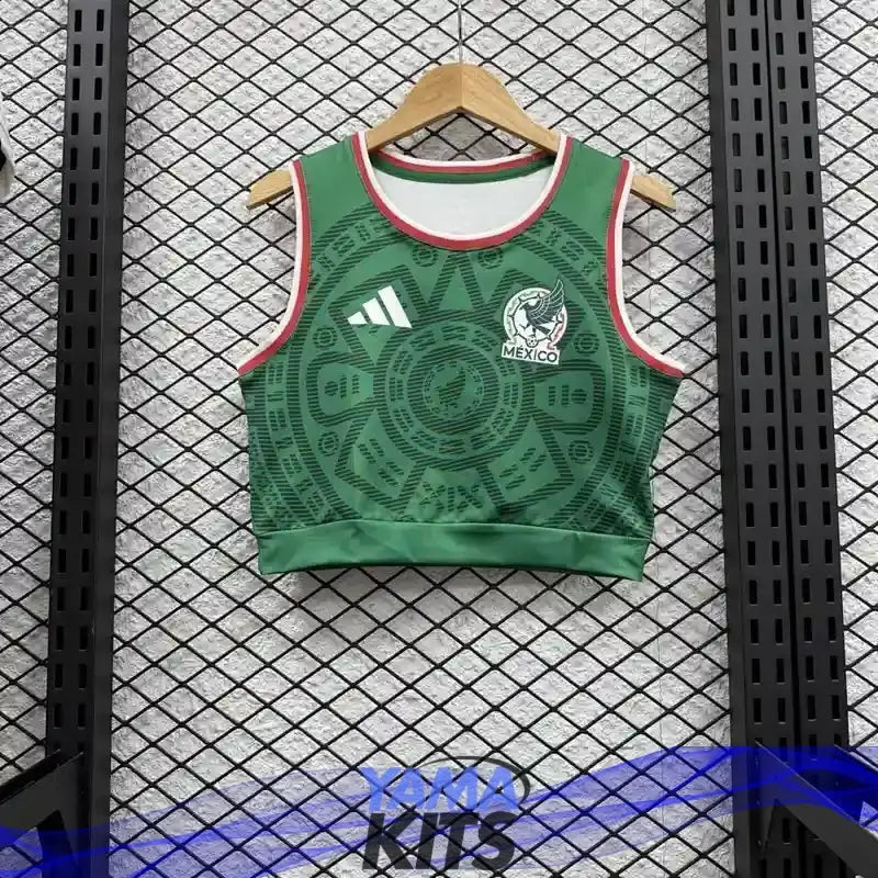 Crop Top foot Mexique sans manche domicile 2026/2027