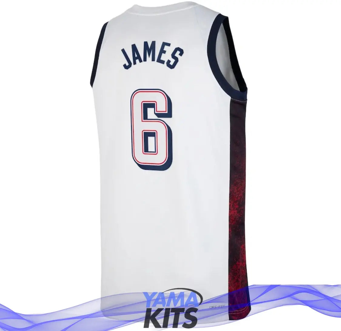 MAILLOT TEAM USA 2024 BLANC - YamaKits