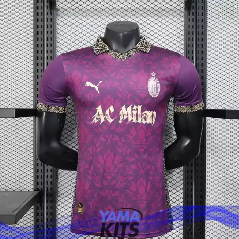 MAILLOT AC MILAN CONCEPT "Violet" 2025/2026 Version Player YamaKits Foot