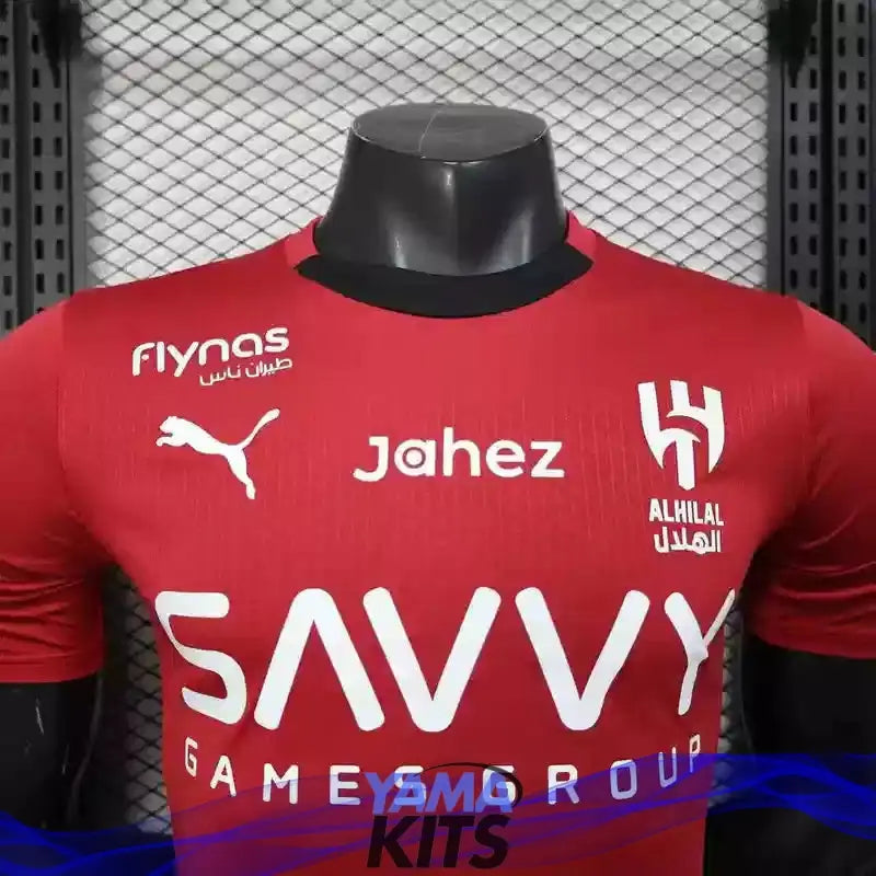MAILLOT AL-HILAL CONCEPT "Rouge" 2025/2026 Version Player YamaKits Foot