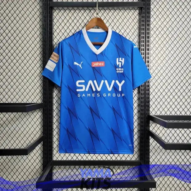 MAILLOT AL HILAL FC DOMICILE "Bleu" 2023/2024 YamaKits Foot