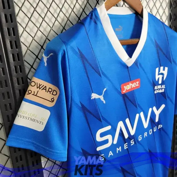 MAILLOT AL HILAL FC DOMICILE "Bleu" 2023/2024 YamaKits Foot
