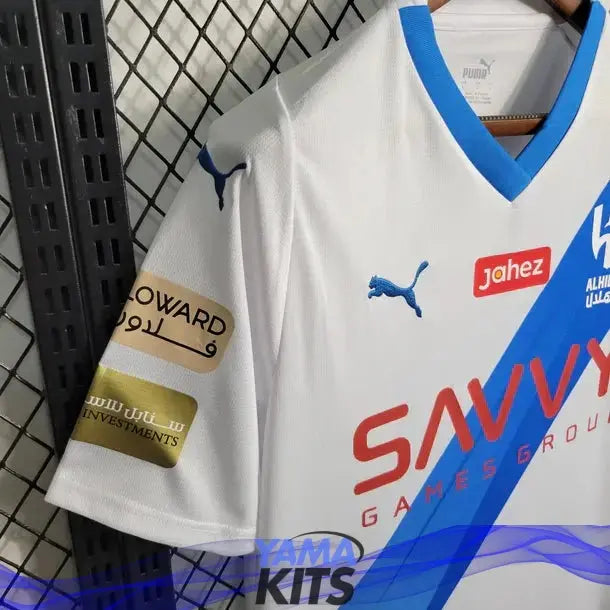 MAILLOT AL HILAL FC THIRD "Blanc,Bleu" 2023/2024 YamaKits Foot