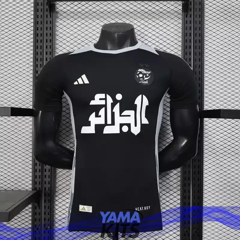 MAILLOT ALGERIE CONCEPT "Noir" 2025/2026 Version Player YamaKits Foot