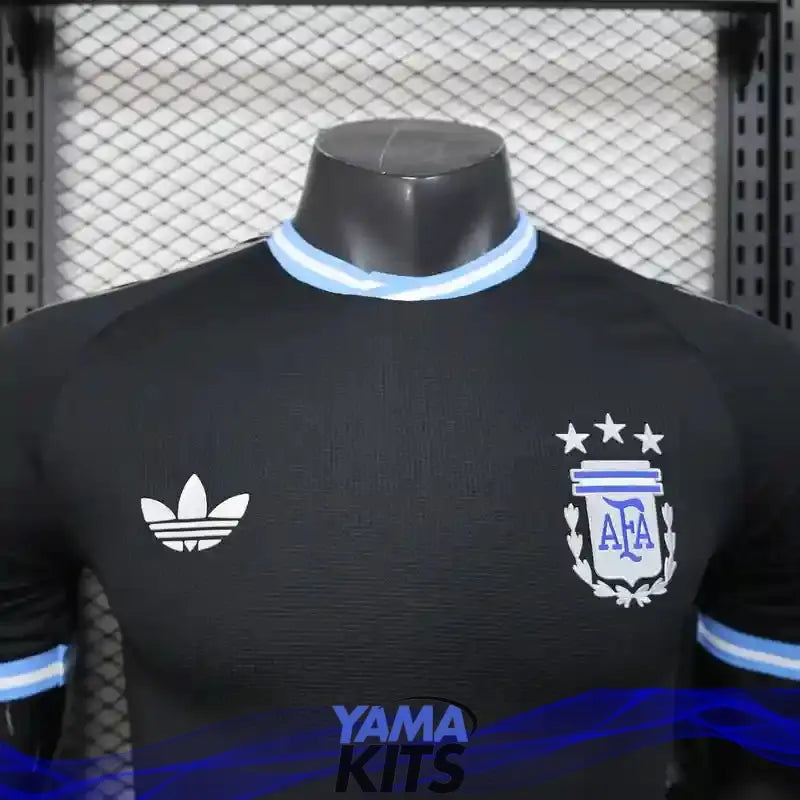 MAILLOT ARGENTINE CONCEPT "Noir" 2025/2026 Version Player YamaKits Foot