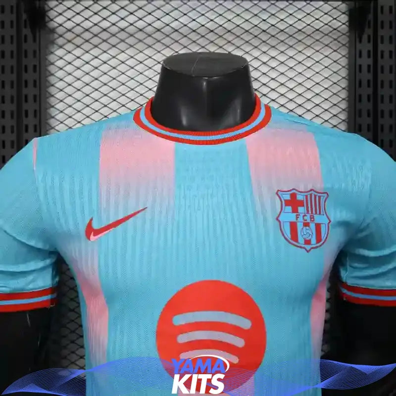 MAILLOT BARCELONE CONCEPT " Bleu, rose" 2025/2026 Version Player YamaKits Foot