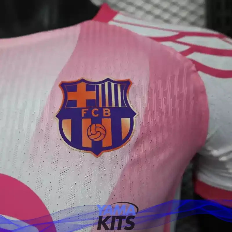 MAILLOT BARCELONE CONCEPT "Rose" 2025/2026 Version Player YamaKits Foot