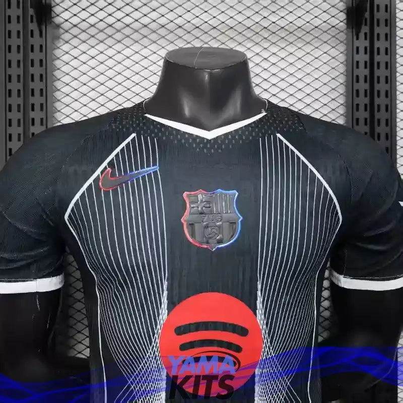 MAILLOT BARCELONE CONCEPT "noir" 2025/2026 YamaKits Foot