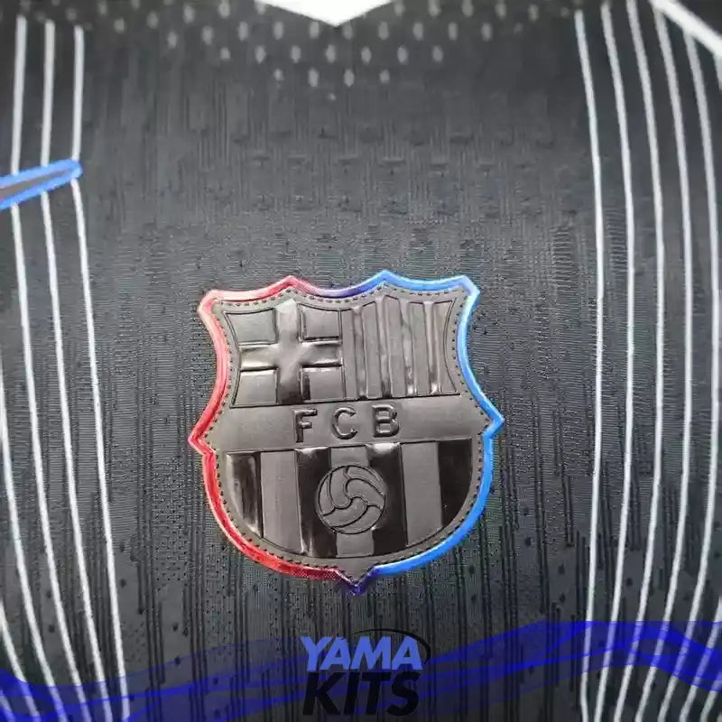 MAILLOT BARCELONE CONCEPT "noir" 2025/2026 YamaKits Foot