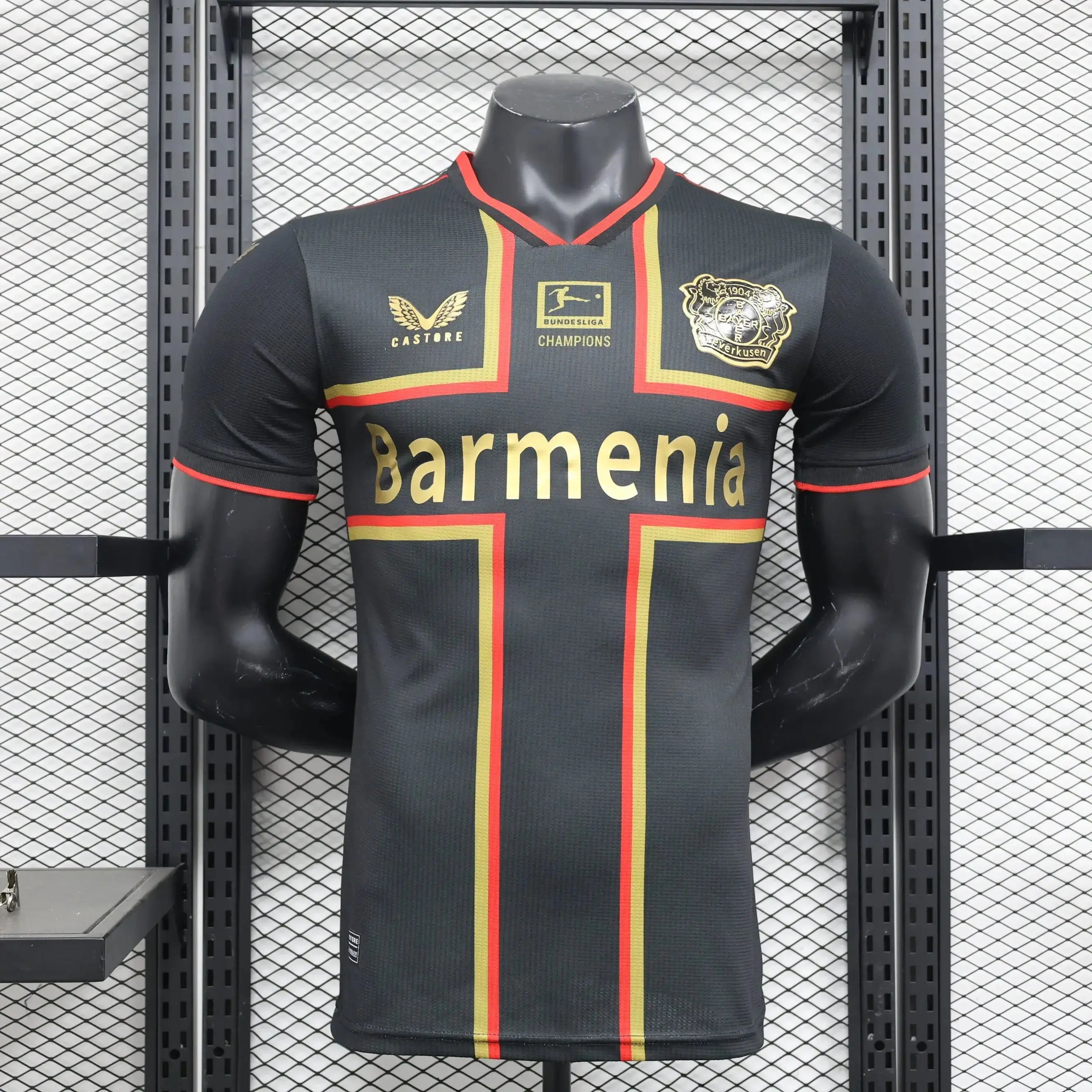 MAILLOT BAYER LEVERKUSEN CONCEPT 2023/2024 Version Player YamaKits Foot