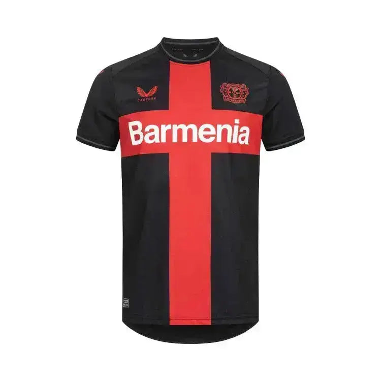 MAILLOT BAYER LEVERKUSEN DOMICILE 2023/2024 Version Player YamaKits Foot