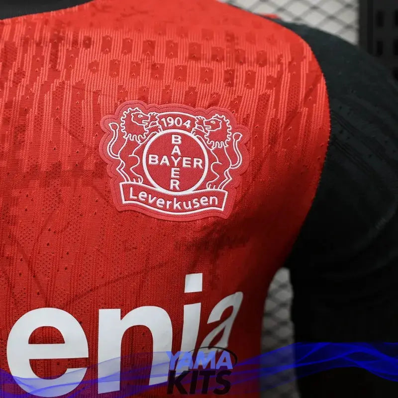 MAILLOT BAYER LEVERKUSEN DOMICILE 2024/2025 Version Player YamaKits Foot