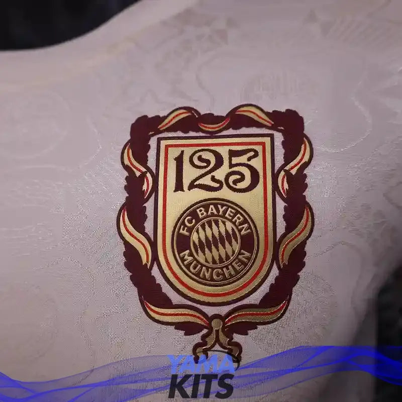 MAILLOT BAYERN MUNICH 125 ème ANNIVERSAIRE "Blanc" 2025/2026 Version Player YamaKits Foot