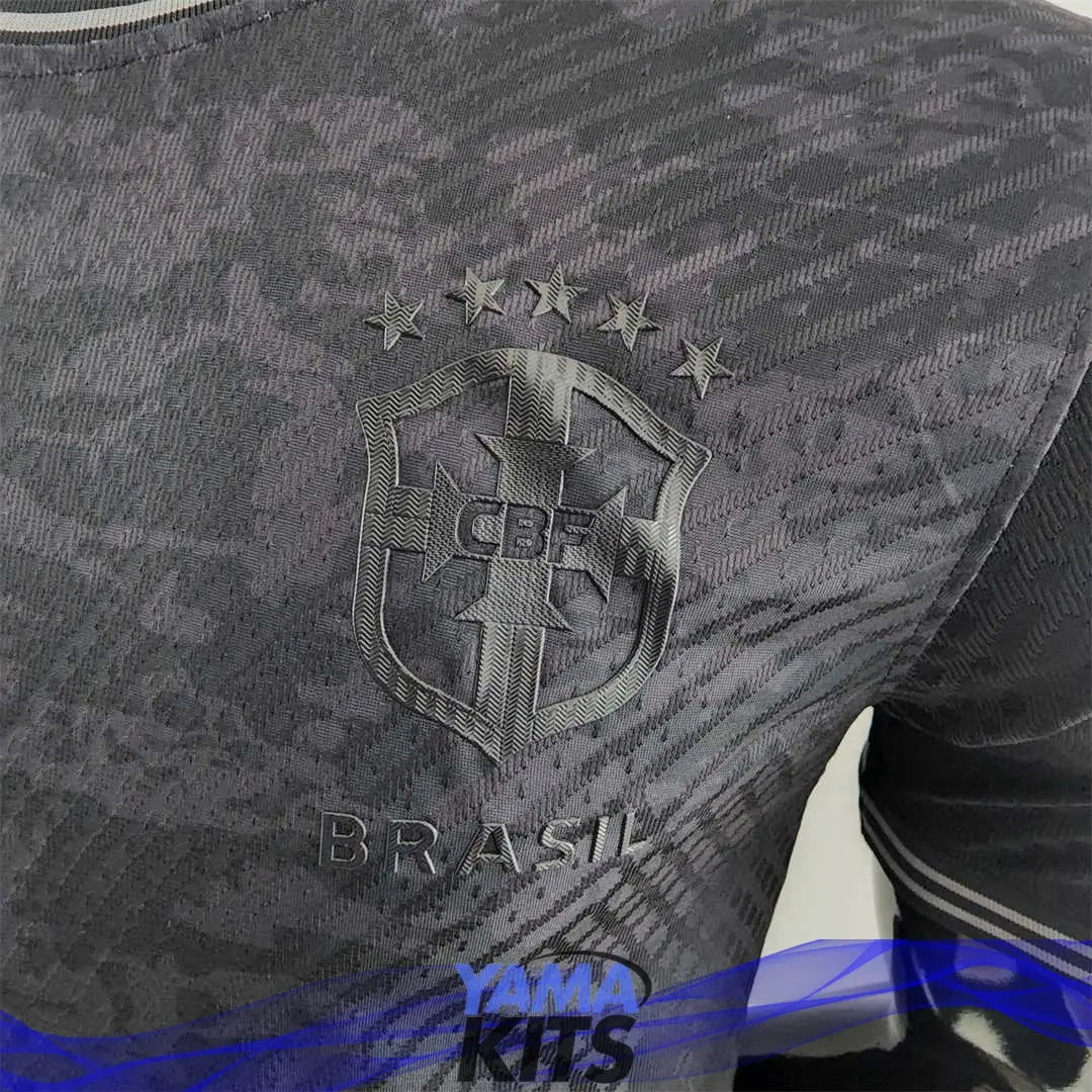 MAILLOT BRÉSIL BLACK 2022/2023 YamaKits Foot
