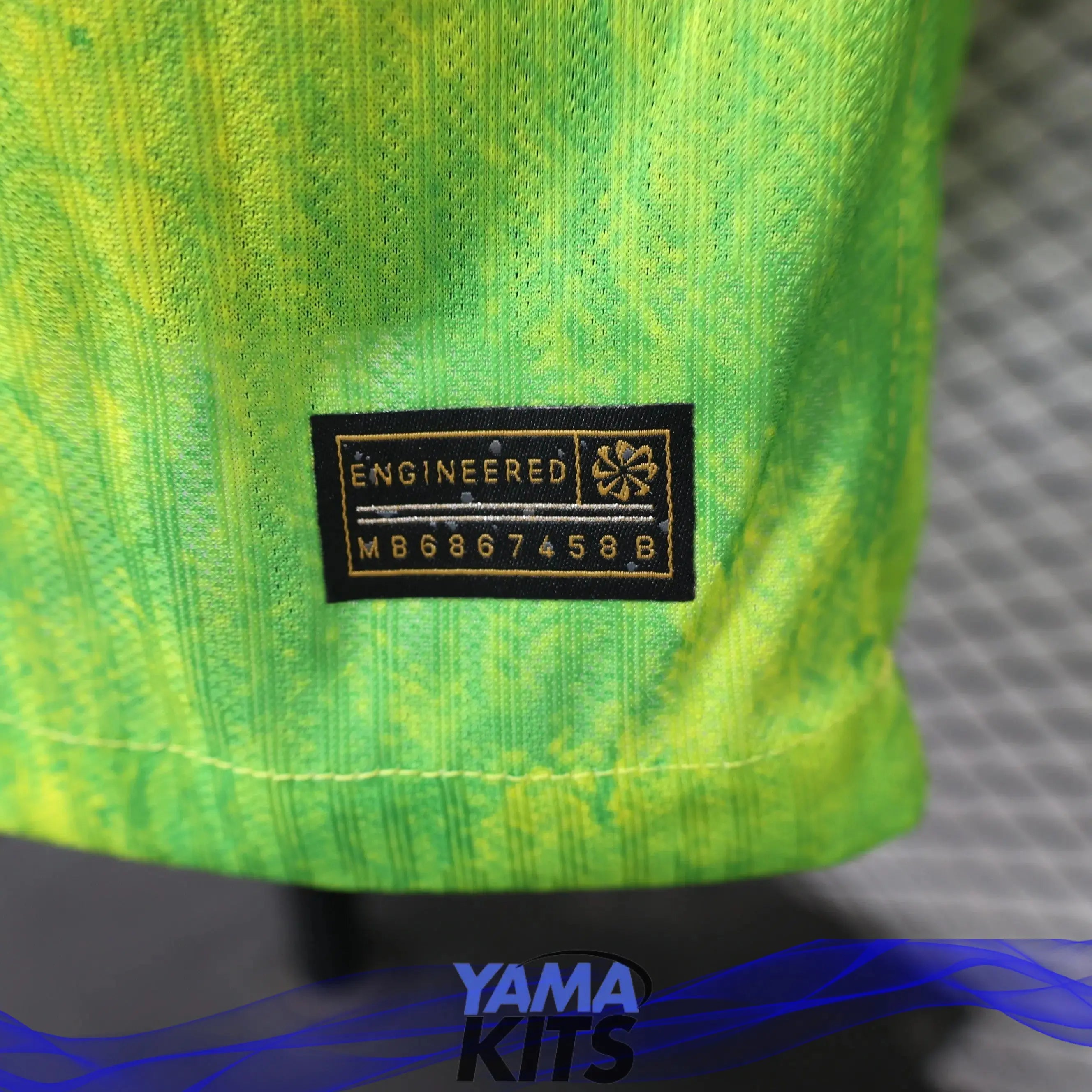 MAILLOT BRÉSIL CONCEPT "jaune,vert" 2024/2025 YamaKits Foot