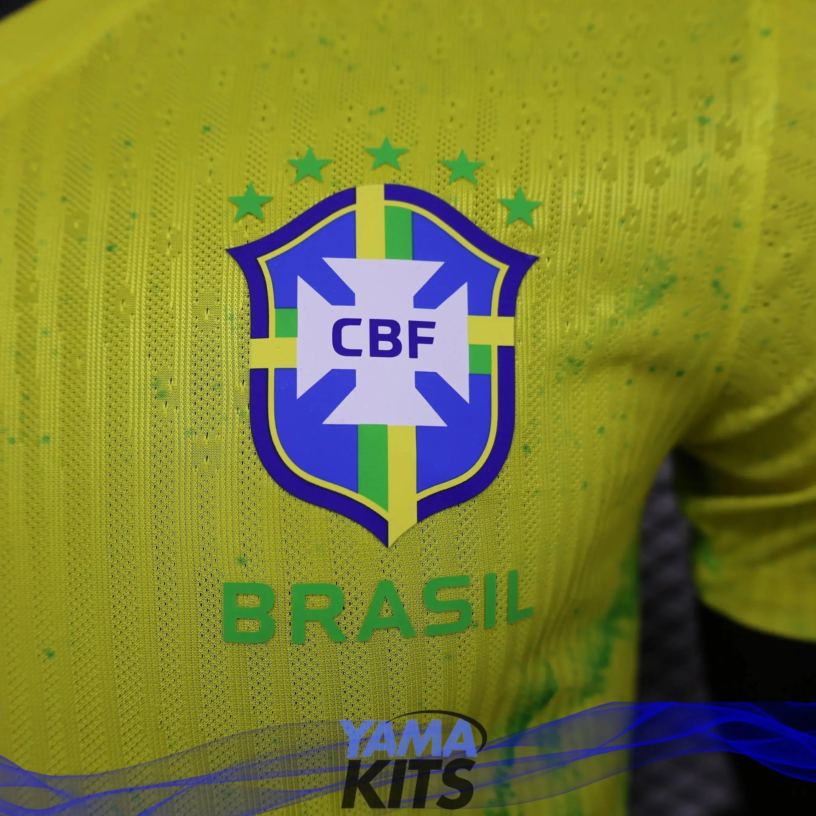 MAILLOT BRÉSIL CONCEPT "jaune,vert" 2024/2025 YamaKits Foot