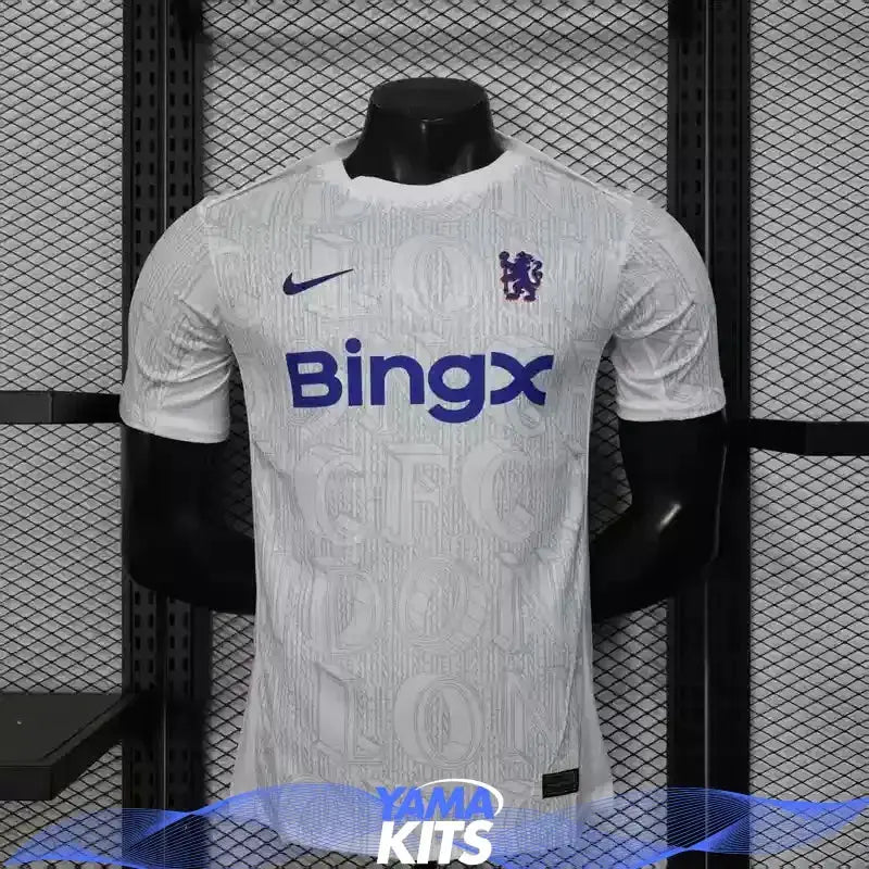 MAILLOT CHELSEA ENTREPRISE "Blanc" 2025/2026 Version Player YamaKits Foot