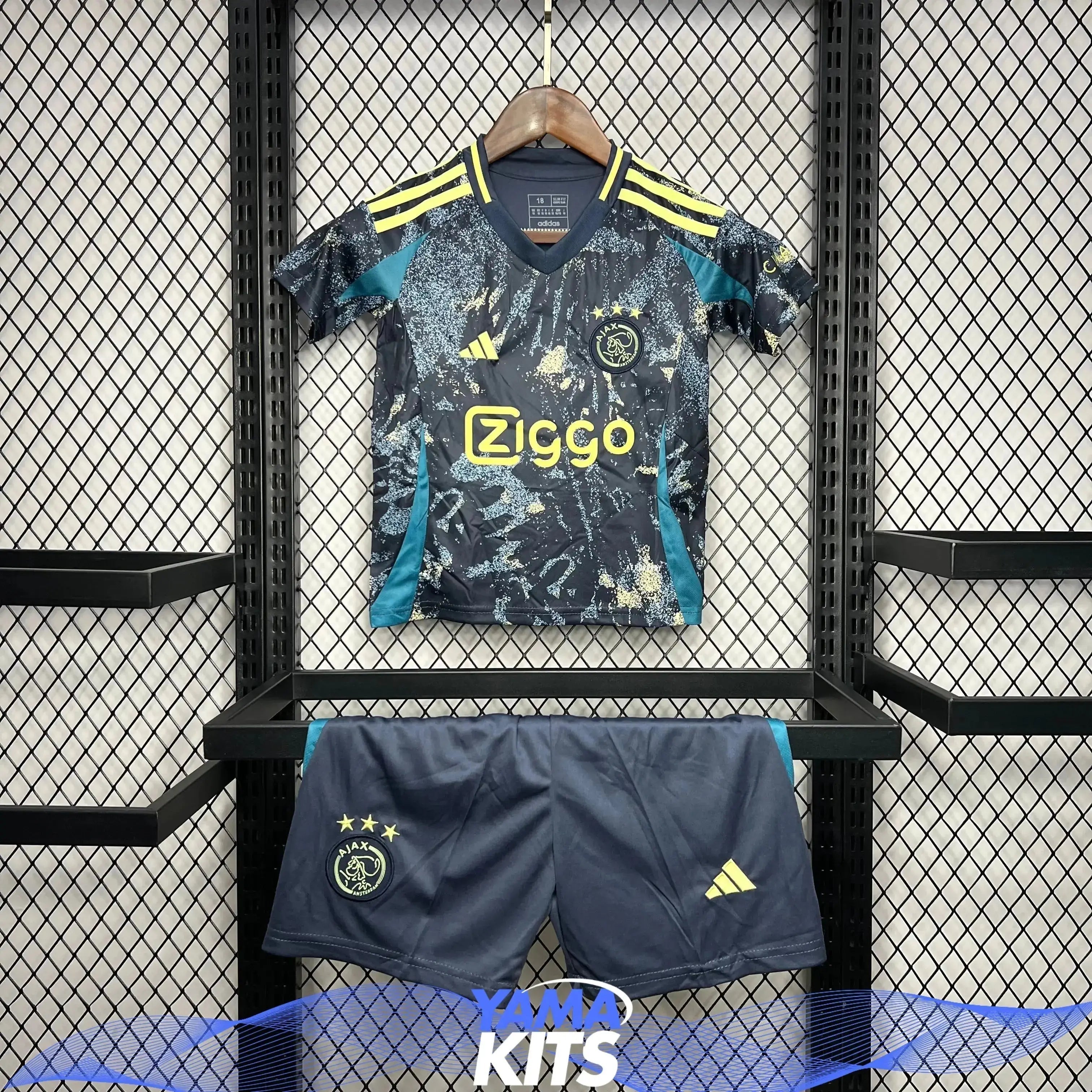 MAILLOT ENFANT AJAX EXTERIEUR 2024/2025 YamaKits Foot