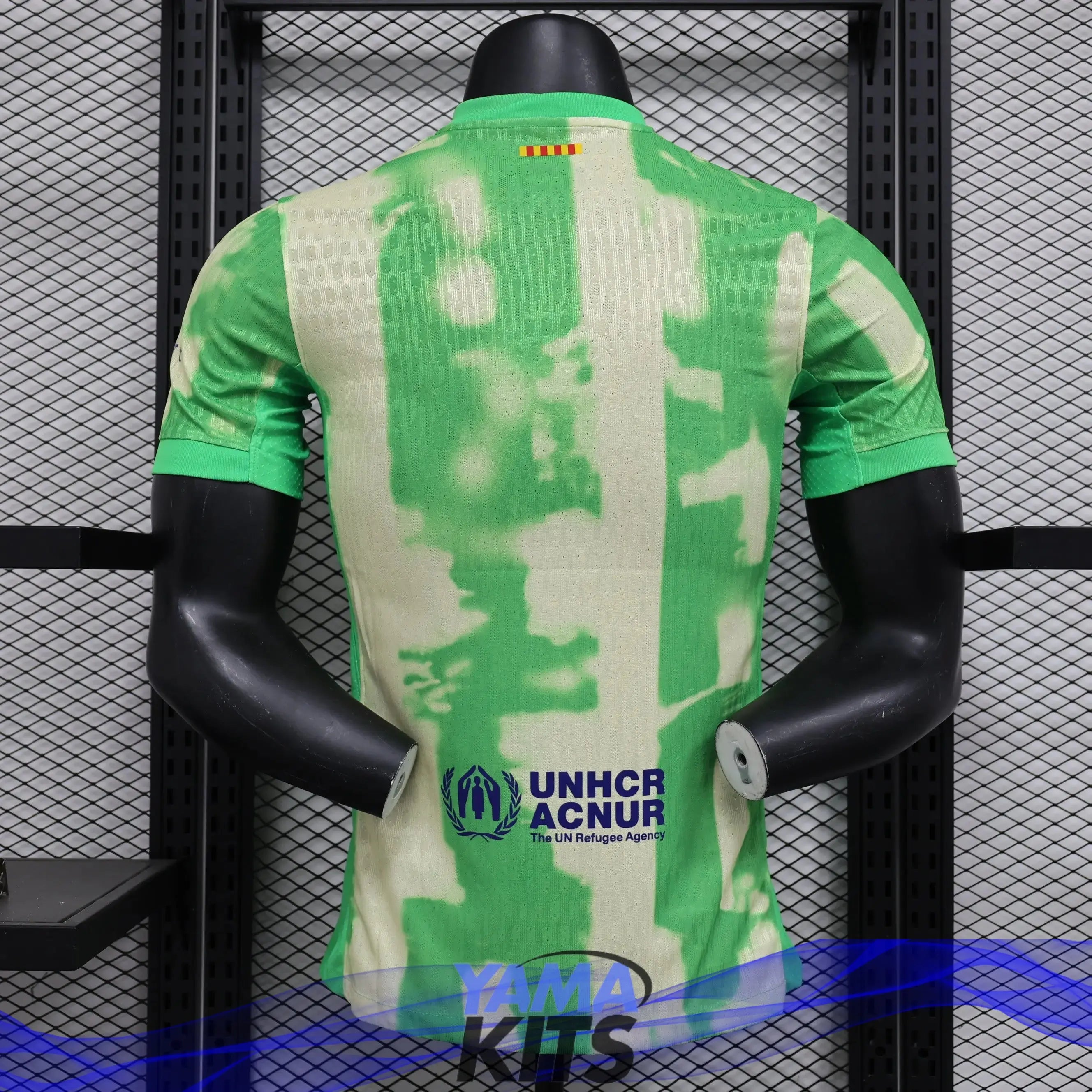 MAILLOT FC BARCELONE THIRD "Vert" 2024/2025 Version Player YamaKits Foot
