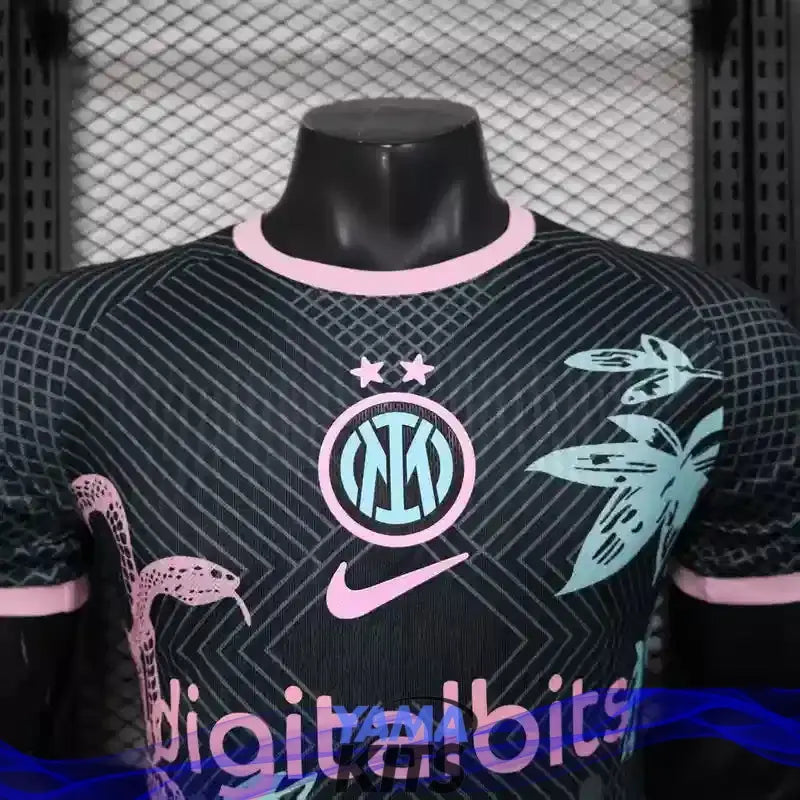 MAILLOT INTER MILAN CONCEPT "Serpent rose" 2024/2025 Version Player YamaKits Foot