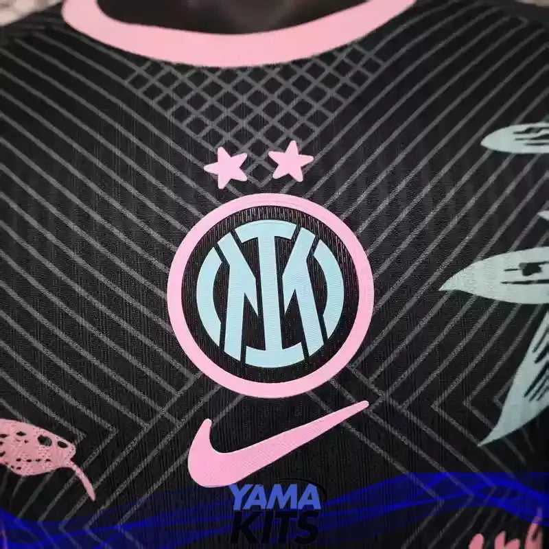 MAILLOT INTER MILAN CONCEPT "Serpent rose" 2024/2025 Version Player YamaKits Foot
